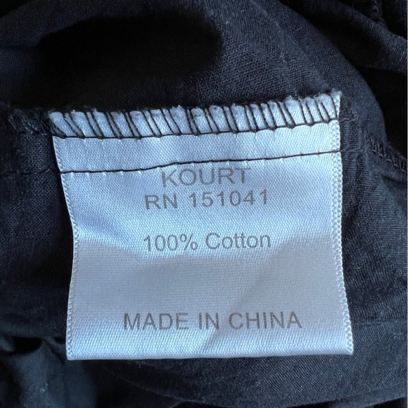 Kourt Portia Mini Dress Black Swiss Dot Classic Preppy Womens L - Picture 10 of 14